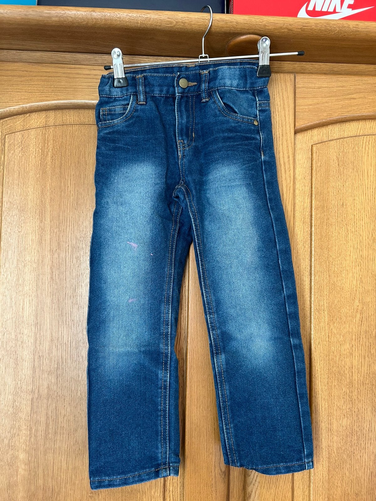 Meisjes jeans broek maat 110, Kinderen en Baby's, Ophalen, Gebruikt, Meisje, Broek