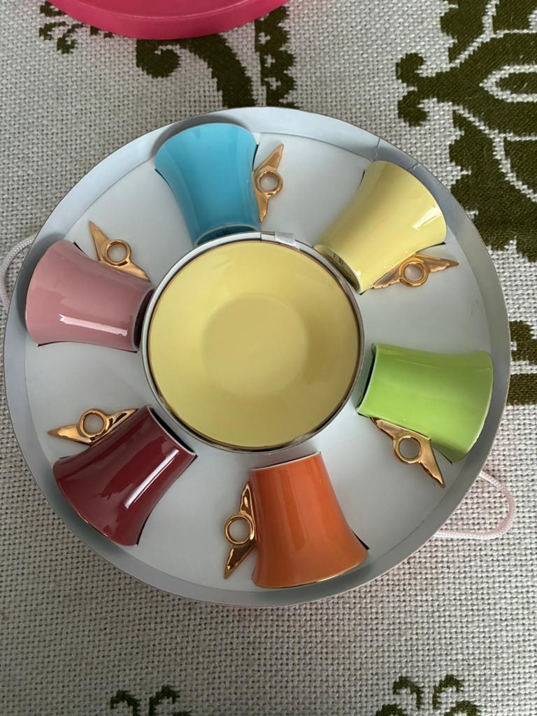 Koffieservies Bruno Evrard, Huis en Inrichting, Keuken | Servies, Ophalen, Nieuw, Overige stijlen, Porselein