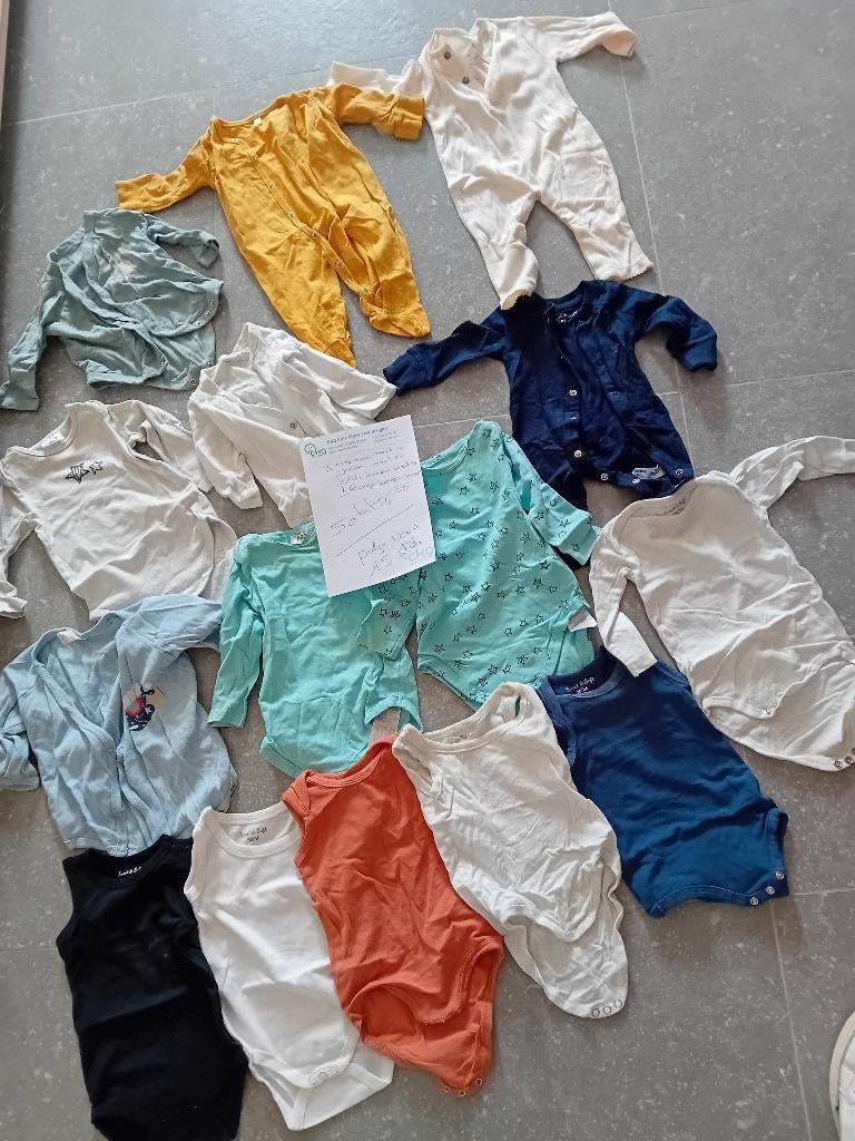 baby kleren, Enlèvement, Utilisé, Taille 50