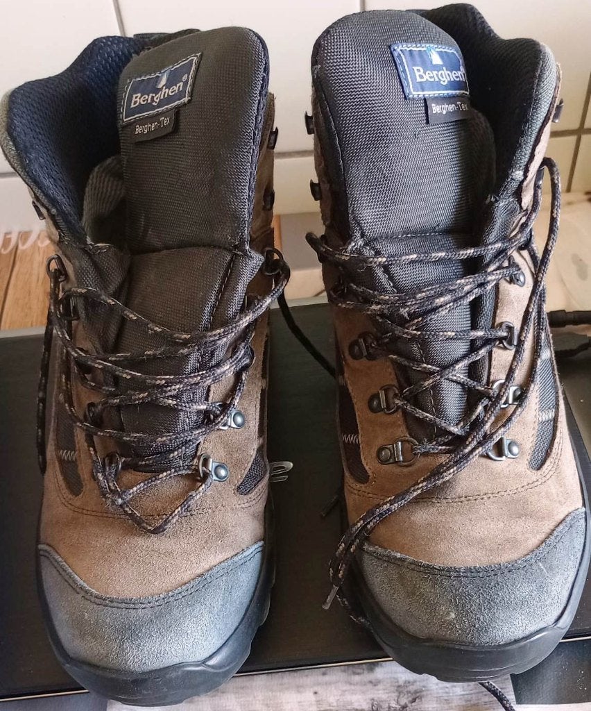 Bottines de randonnée Berghen-Tex cuir – Pointure 47, Enlèvement, Comme neuf, Chaussures