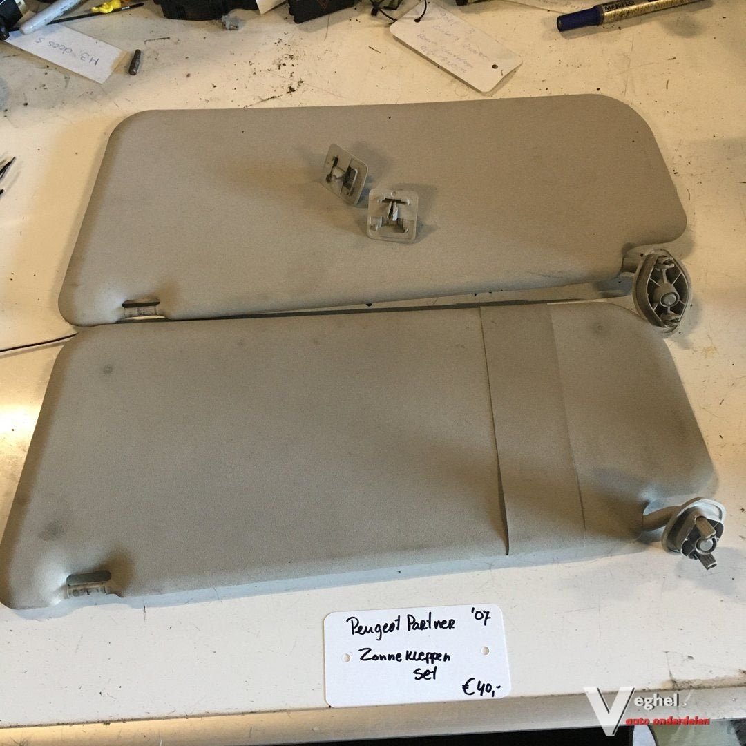 Peugeot Partner 2007 Zonnekleppen set, -, Utilisé, -, -
