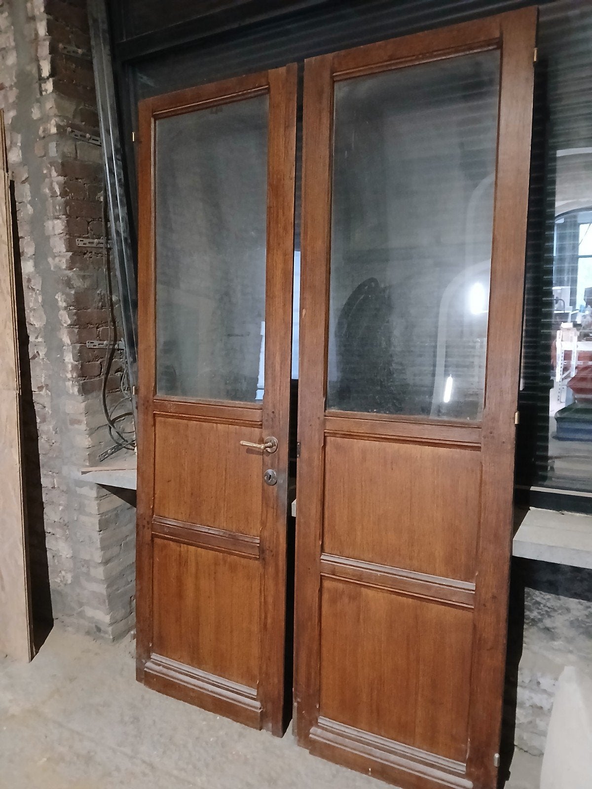 double porte, Bricolage & Construction, Porte intérieure, Enlèvement, Utilisé, 120 cm ou plus