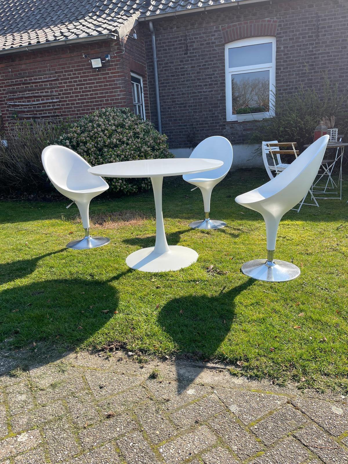 Bombo magis set wit, Huis en Inrichting, Stoelen, Ophalen, Zo goed als nieuw, Wit