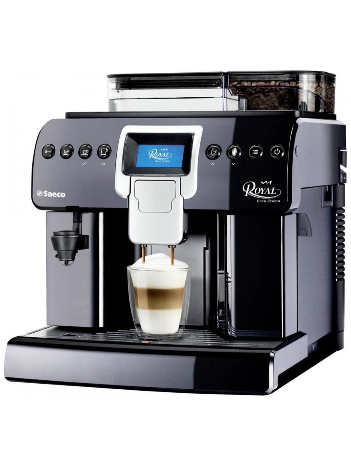 Saeco Royal Grand Crema, Electroménager, Cafetières, Neuf, Machine à espresso, Réservoir d'eau amovible, Café en grains