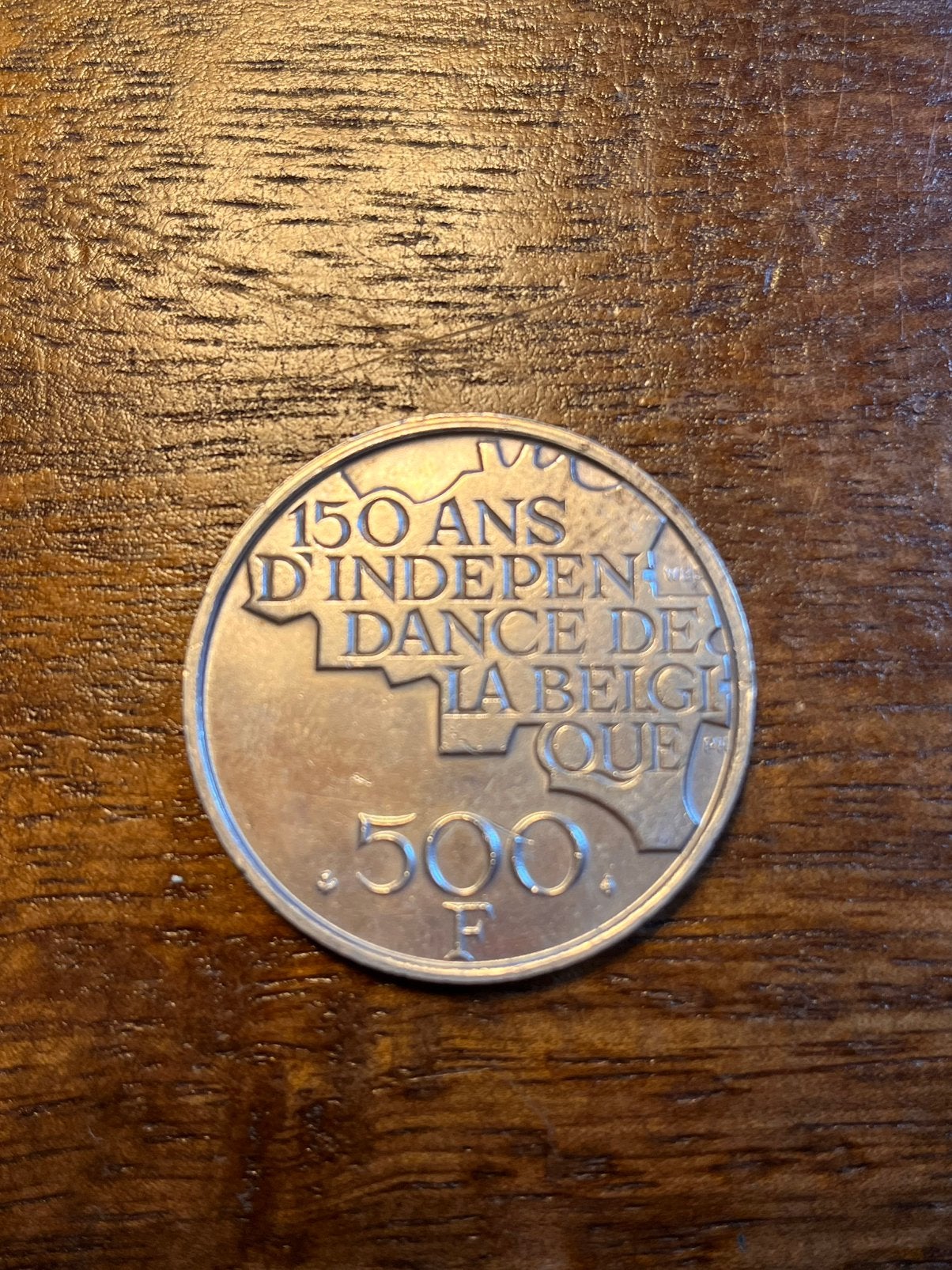 Piece 500 francs 1980 Belgique 150 ans argent, Timbres & Monnaies, Monnaies | Belgique, Enlèvement ou Envoi, Argent, Argent