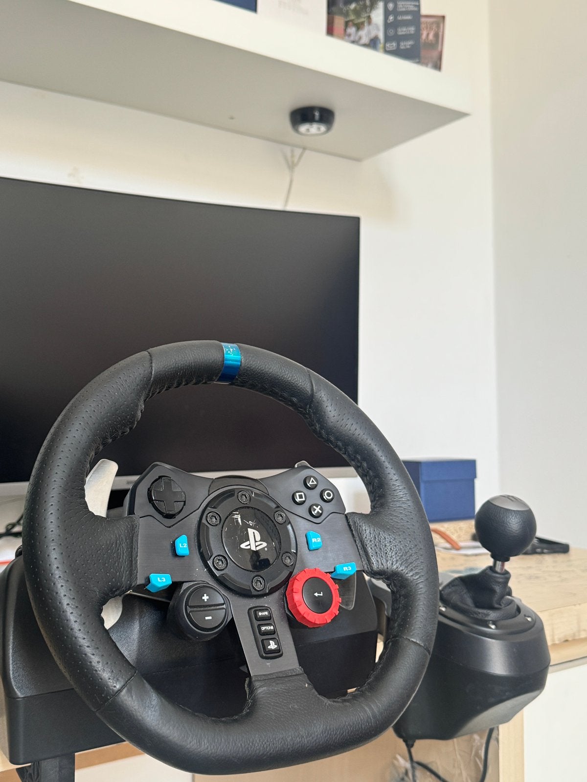 Logitech G29 + Shifter, Games en Spelcomputers, Spelcomputers | Sony Consoles | Accessoires, Zo goed als nieuw, PlayStation 4
