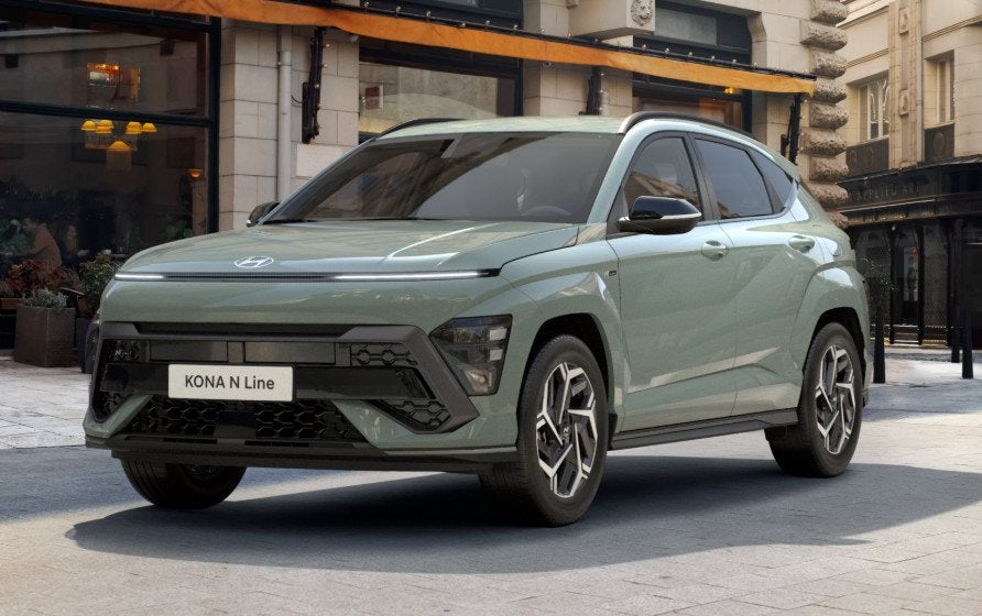 Hyundai Kona 1.6 T-GDI Feel N Line HEV 7-DCT, Auto's, Stof, 4 cilinders, 1600 cc, Bedrijf