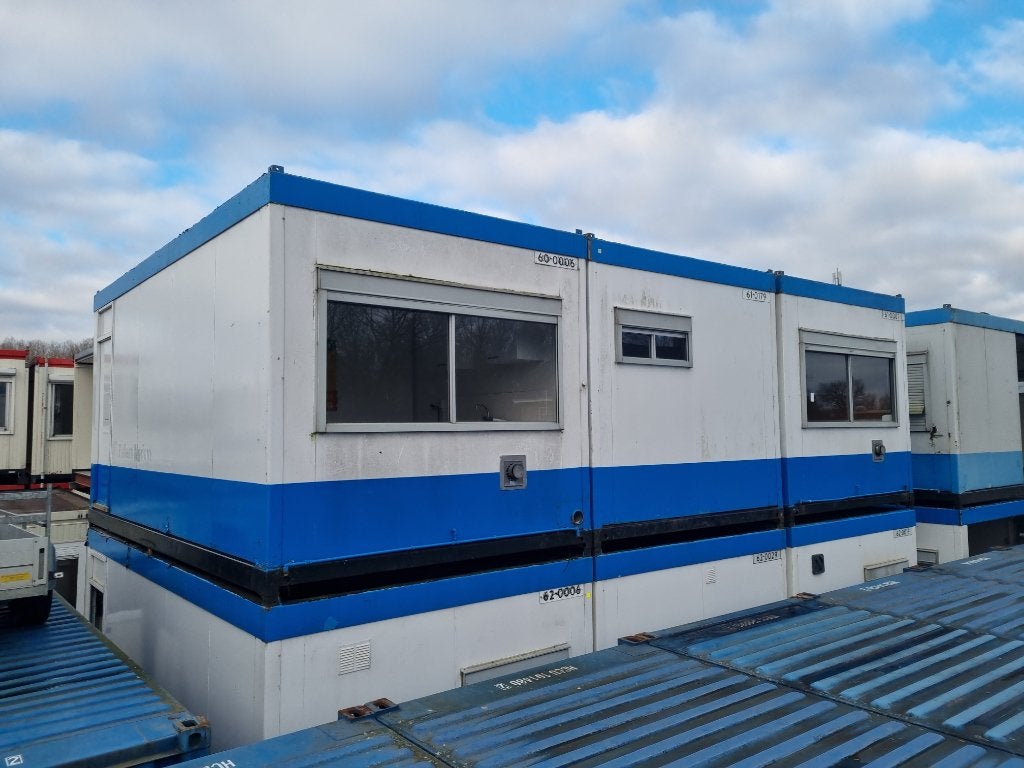 Woonunit Kantoorunit 6x15 Toiletten Keuken Rolluiken, Ophalen