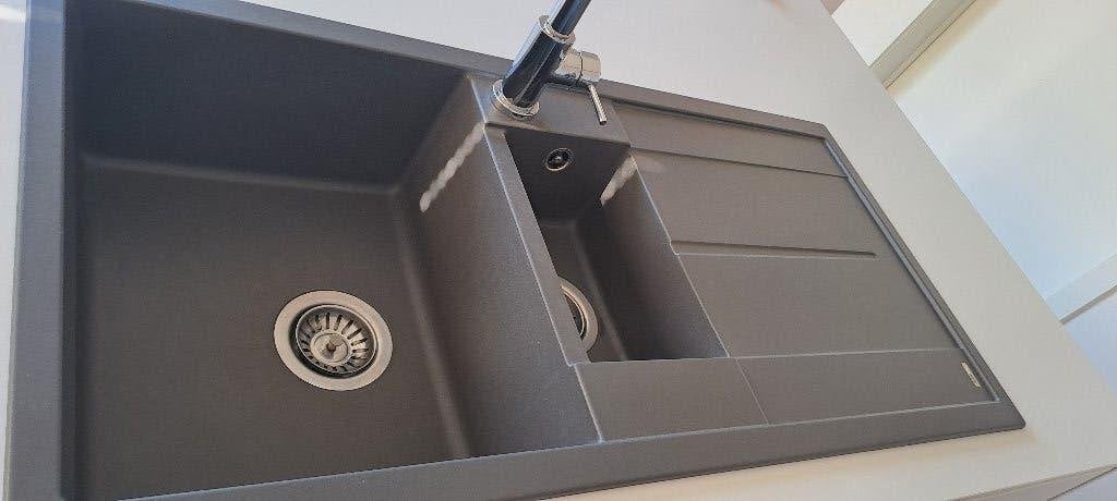 Keukenspoelbak, Huis en Inrichting, Keuken | Keukenelementen, Ophalen, Gebruikt, 100 tot 150 cm, 50 tot 100 cm