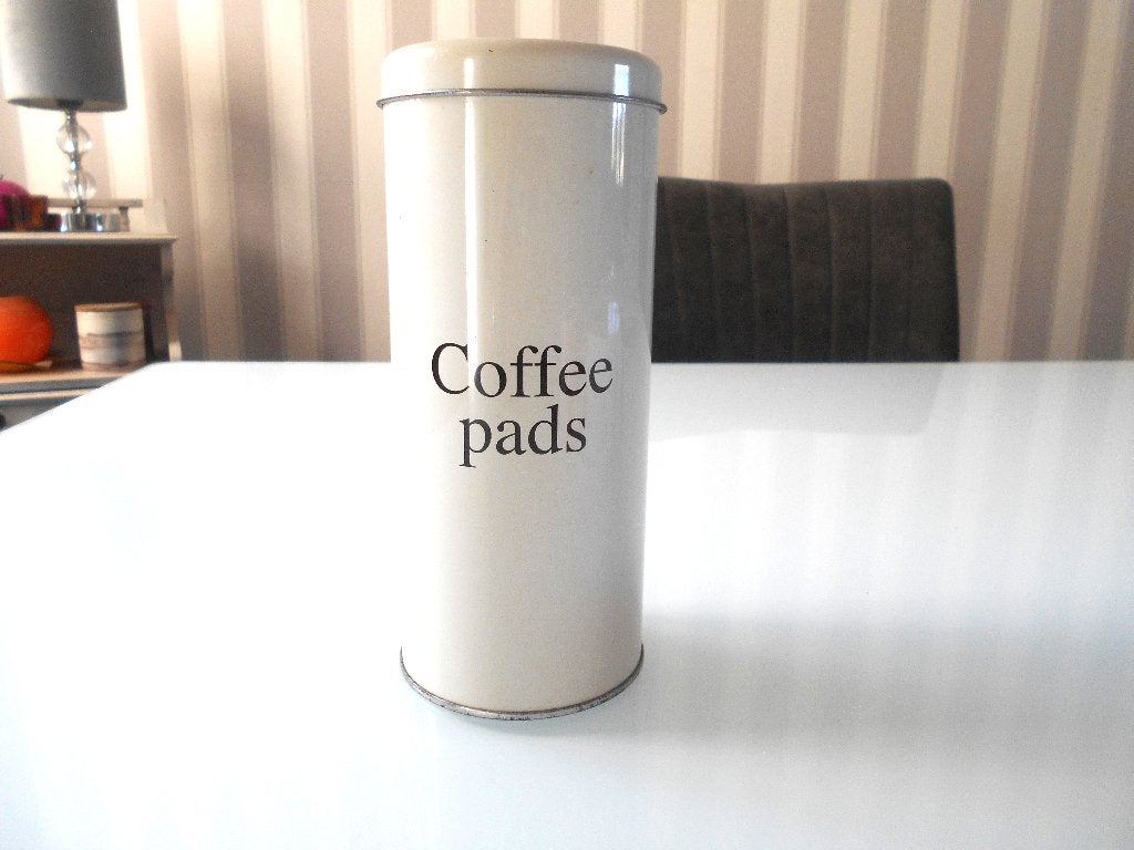 boite en métal pour pads de café, Collections, Boîte en métal, Enlèvement ou Envoi, Utilisé, Café