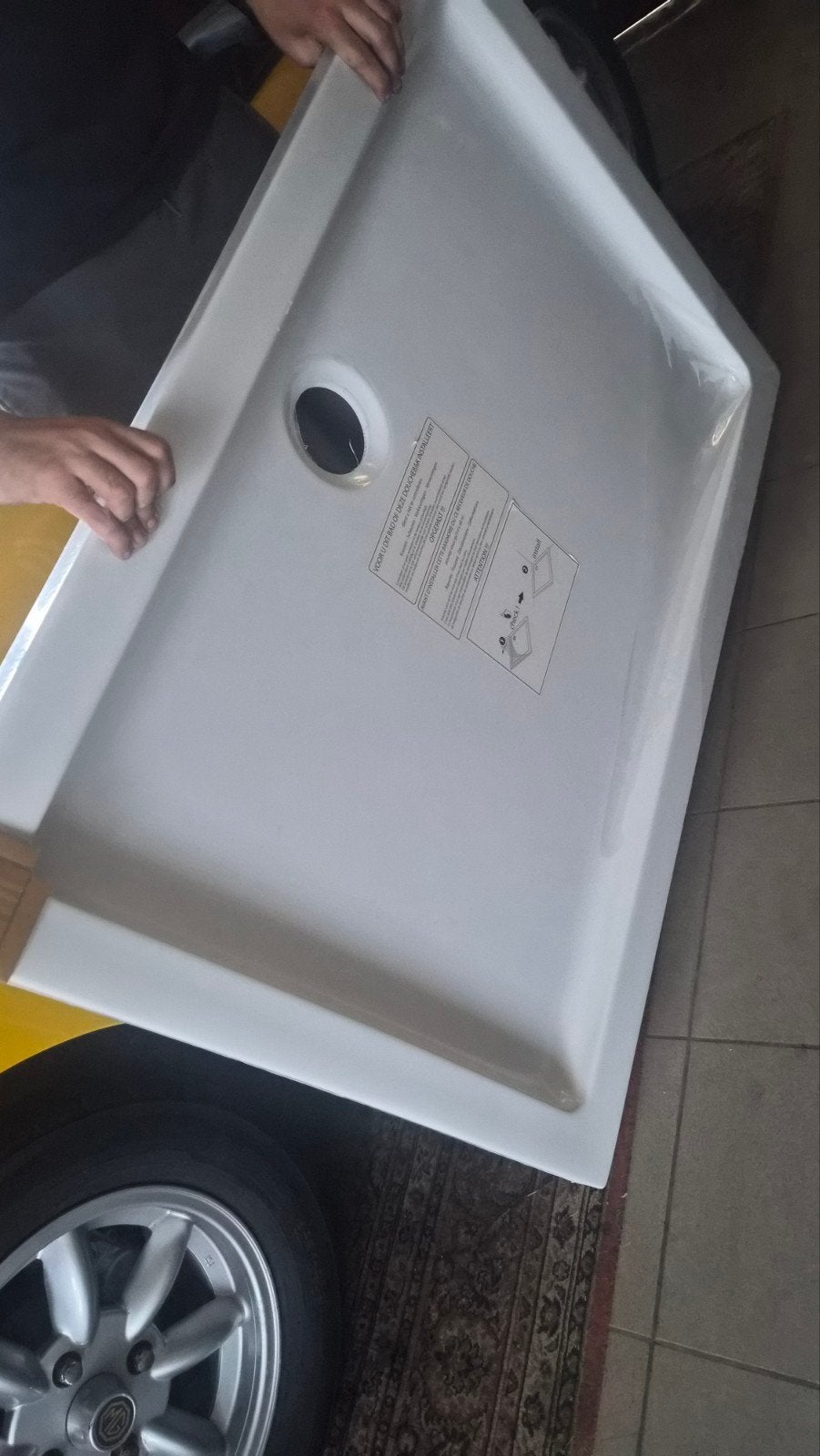 Douchebak 120x80, Doe-het-zelf en Bouw, Sanitair, Ophalen