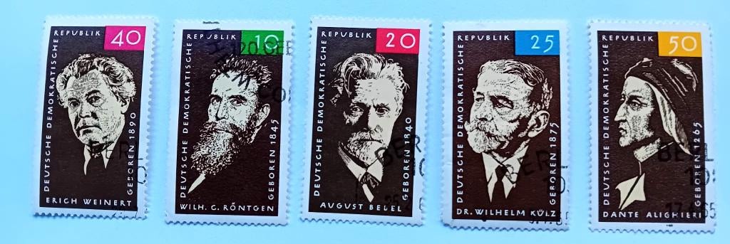 Postzegels van Deutsche Demokratische Republik, Ophalen, Gestempeld