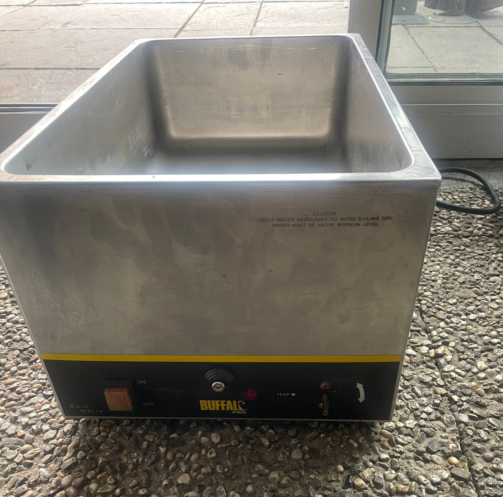 Buffalo Bain Marie - Professionele Warmhoudbak, Ophalen of Verzenden, Gebruikt