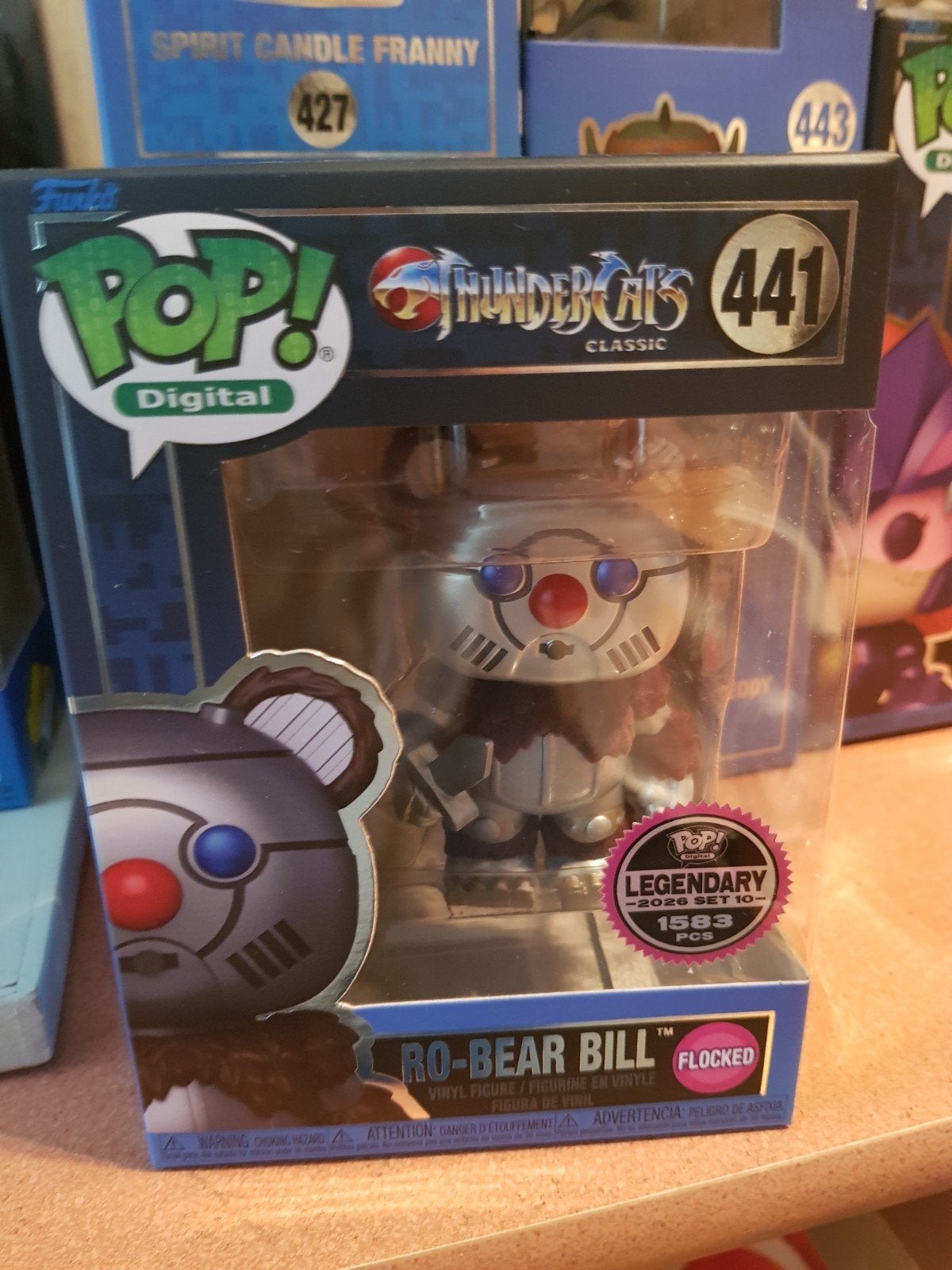 Série numérique Funko Nft Thundercats RO-Bear Bill, Enlèvement ou Envoi, Neuf