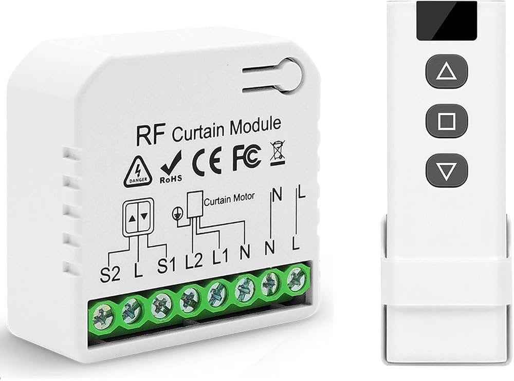 Draadloze rolluik Module schakelaar voor AC Motor, Ophalen of Verzenden, Zo goed als nieuw