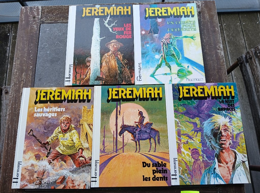 5 BD Jeremiah - Hermann, Enlèvement, Utilisé, Hermann.