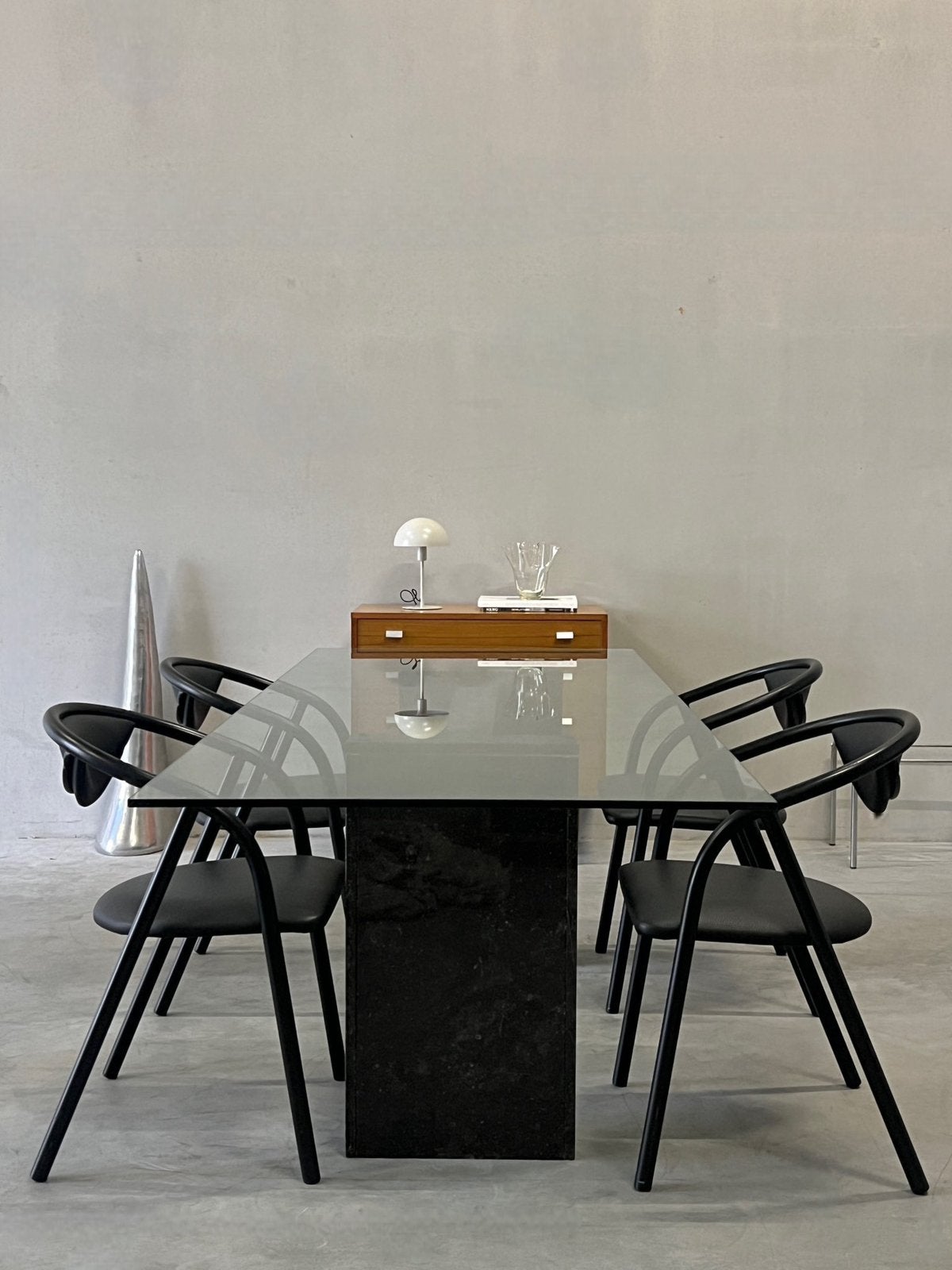 Vintage marmeren eettafel, brutalist stijl, zeldzaam ontwerp, Maison & Meubles, Tables | Tables à manger, Comme neuf, Enlèvement