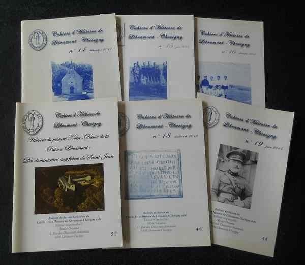 Lot de 6 Cahiers d' Histoire de Libramont - Chevigny, Livres, Histoire nationale, Utilisé, Enlèvement ou Envoi