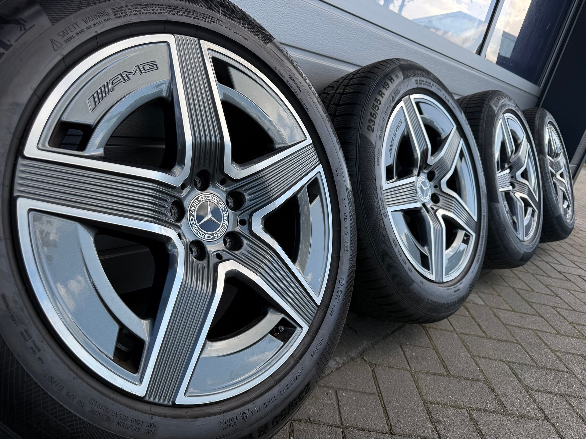 19 " Mercedes AMG GLC C254 X253 X254 SUV velgen winterbanden, Autos : Pièces & Accessoires, Pneus et Jantes, Pneus hiver, 255 mm
