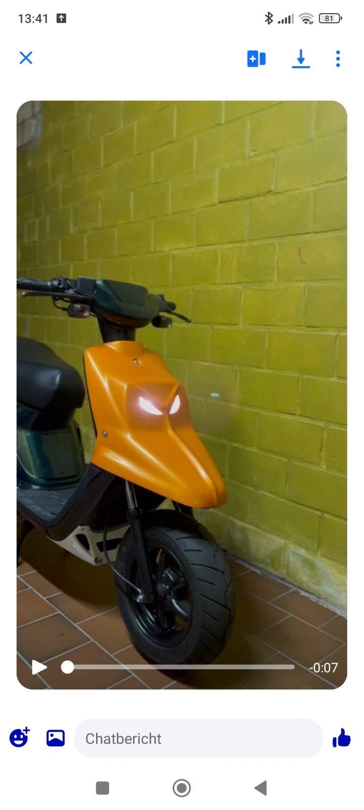 Mbk booster yamaha bws custom voorkap, Vélos & Vélomoteurs, Enlèvement ou Envoi, Yamaha