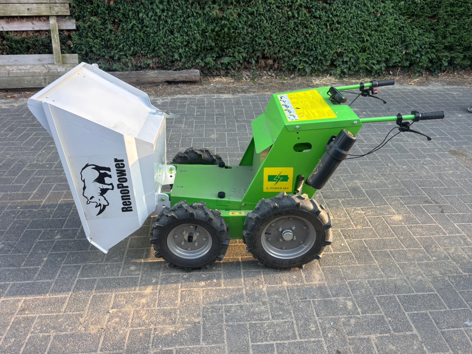 Elektrische kruiwagen Reno Power nieuw, Ophalen, Zo goed als nieuw