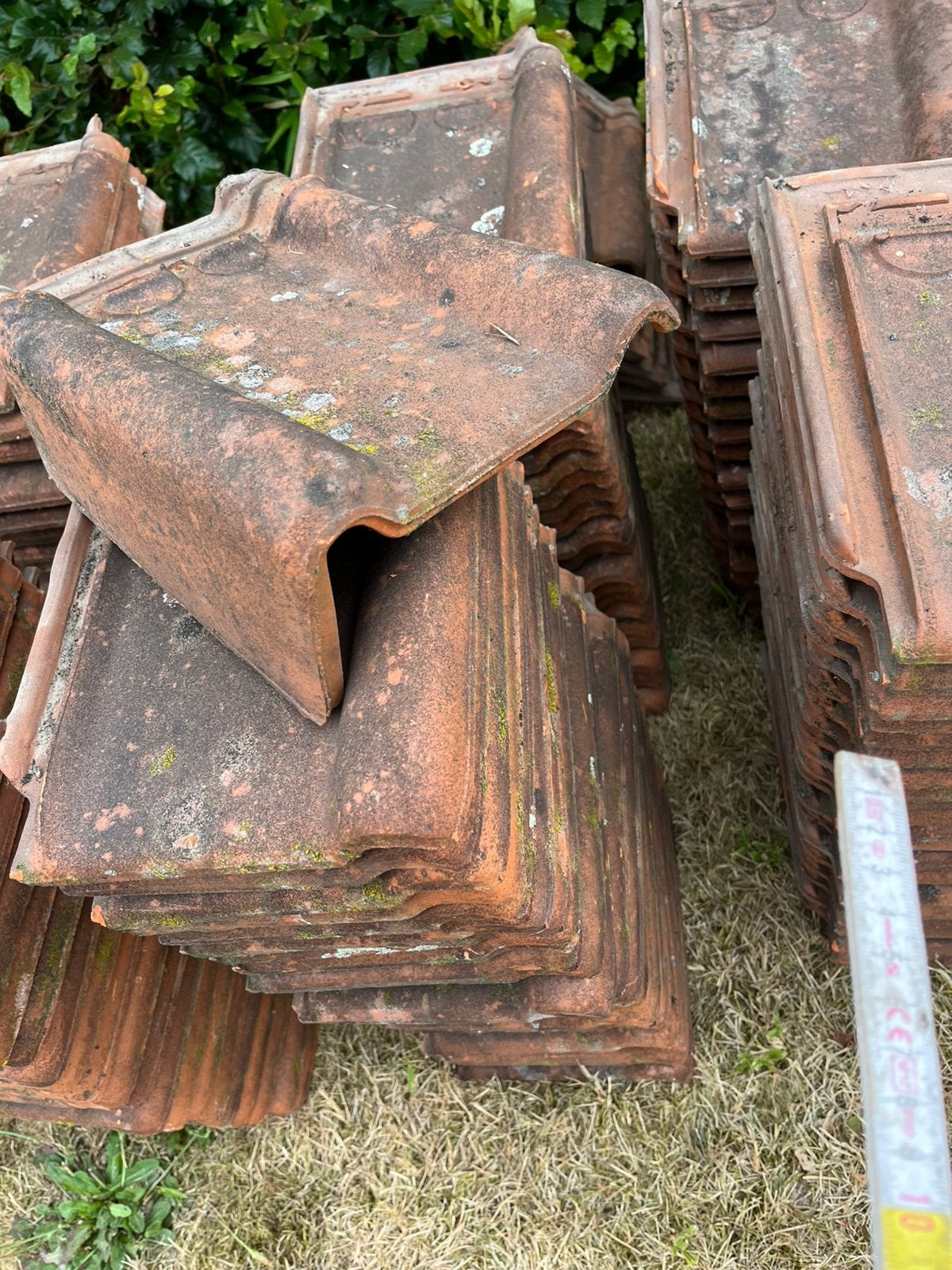 Pottelberg dakpannen, Doe-het-zelf en Bouw, Ophalen, Gebruikt, Steen of Klei, 15 m² of meer