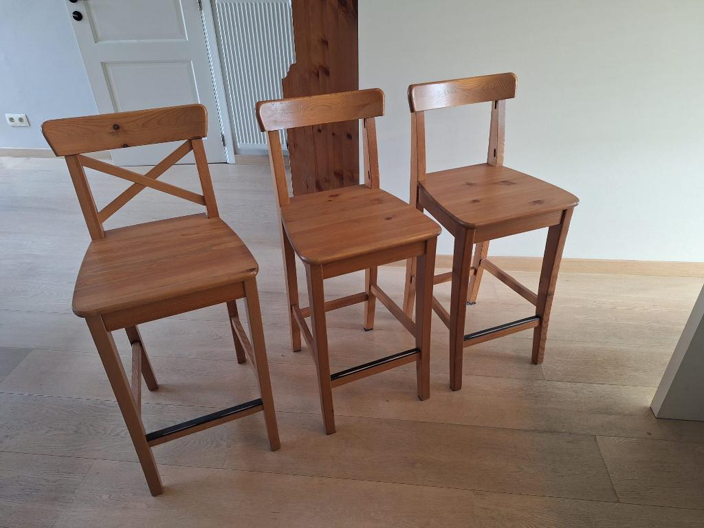 IKEA Barstoelen, Ophalen, Gebruikt, 60 tot 90 cm, 3 krukken