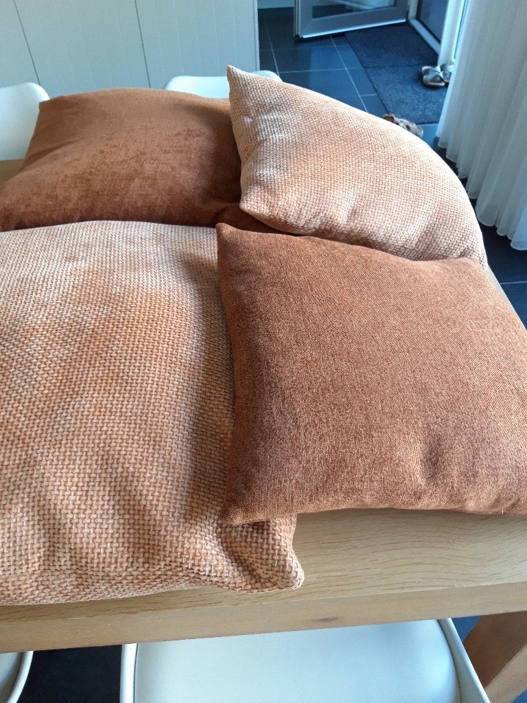 4 duurzame kussens, Ophalen, Wasbaar, Overige kleuren, Vierkant