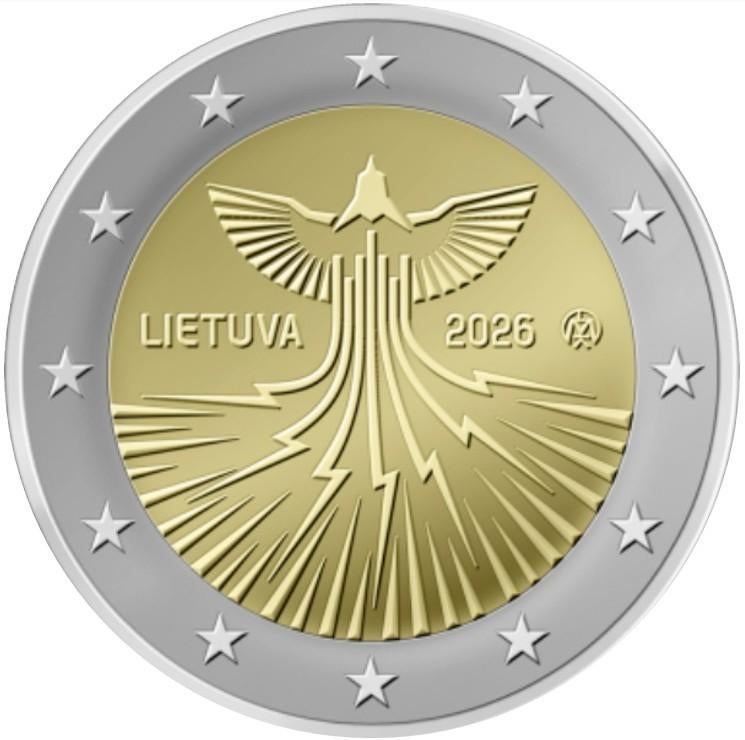 2 euro Litouwen 2026 Onafhankelijke Energievoorziening, Ophalen of Verzenden, 2 euro