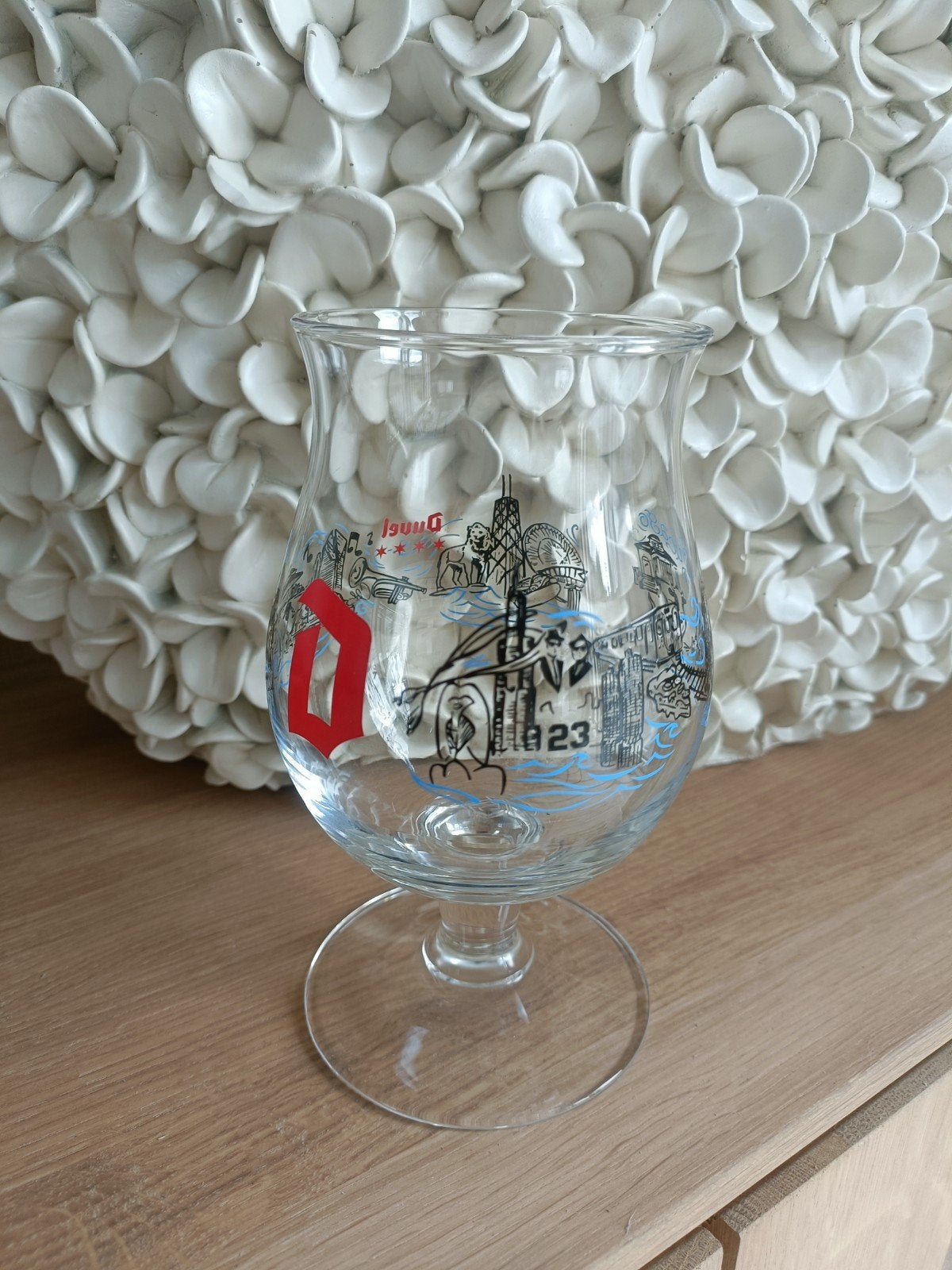 Duvel glas usa, Ophalen of Verzenden, Duvel