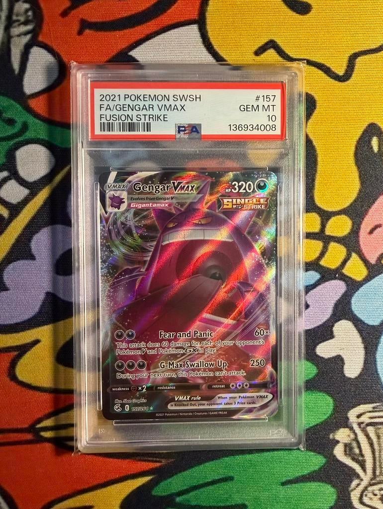 Gengar Vmax, Hobby en Vrije tijd, Ophalen of Verzenden, Zo goed als nieuw