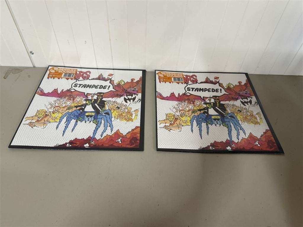 Meteors - Stampede - Vinyl LP - Reissued sounds - twee besch, Ophalen of Verzenden, Gebruikt, LP