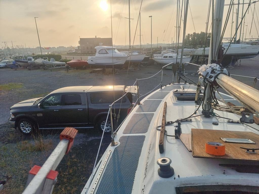 Hippocampe incl zeilen 22 incl. gekeurde Riba trailer, Ophalen