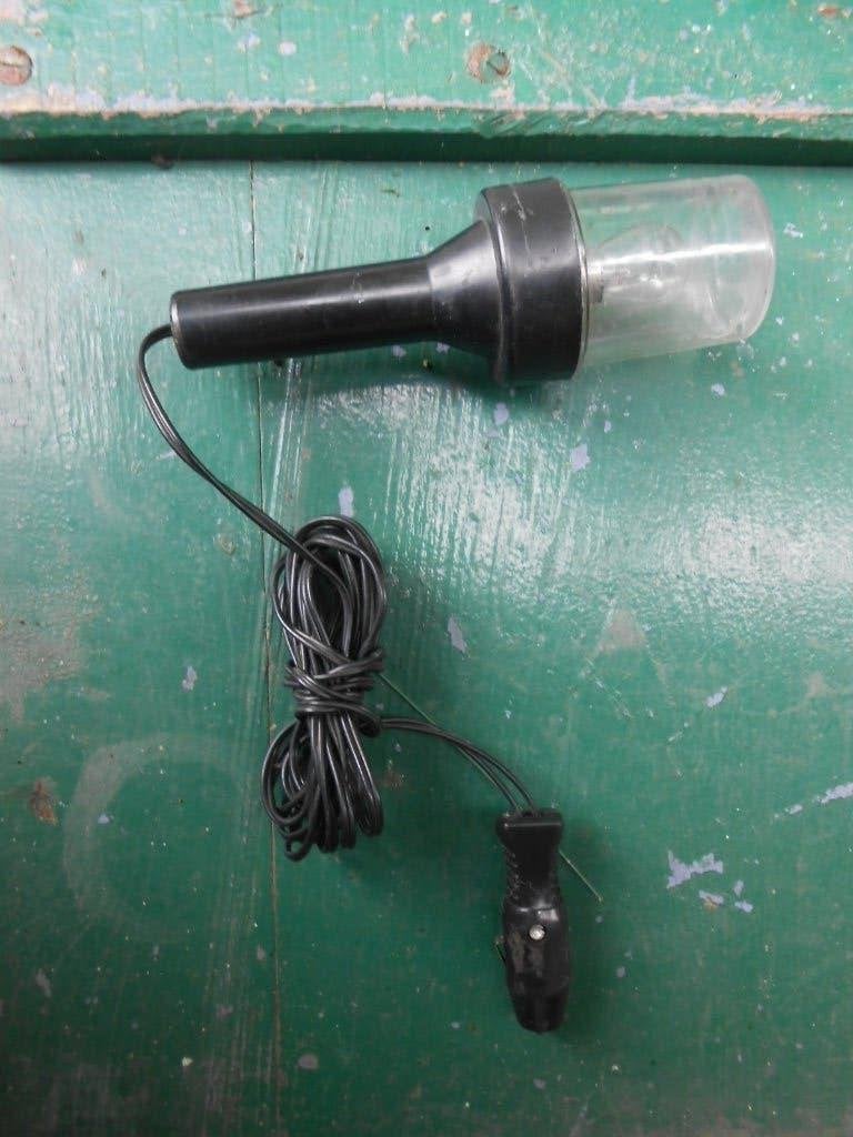 lampe de voiture portable 12V lampe de travail vintage, Enlèvement ou Envoi, Utilisé