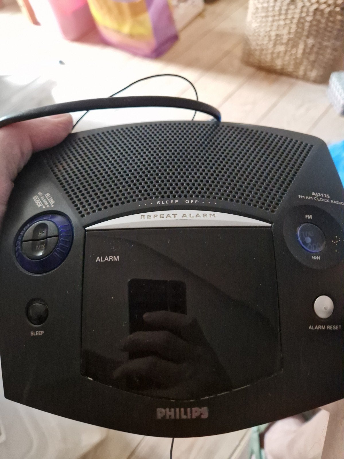 radio réveil philips, Electroménager, Réveils, Enlèvement ou Envoi, Utilisé, Analogique