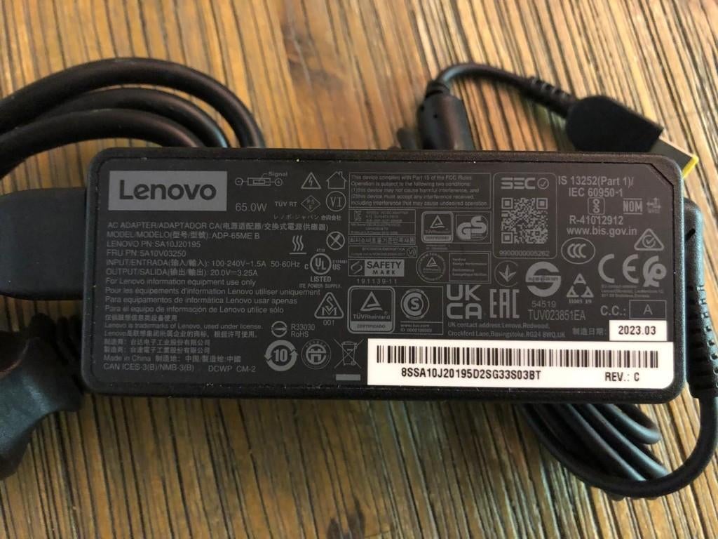 laptop oplader LENOVO, Informatique & Logiciels, Enlèvement
