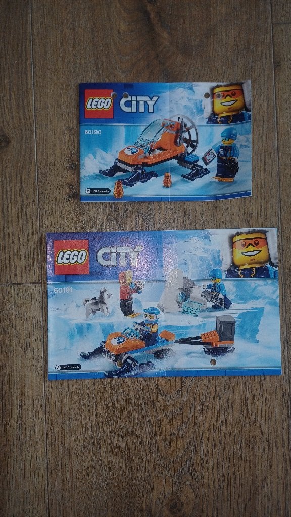 Set LEGO City Arctic (60190 tot 60195) + instructies, Ophalen, City, Compleet, Lego