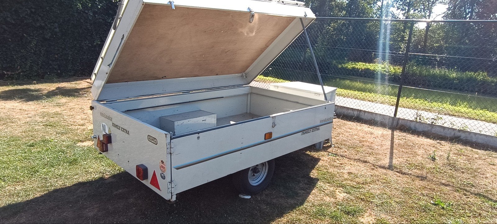 hobbycar met hardtop deksel, Ophalen