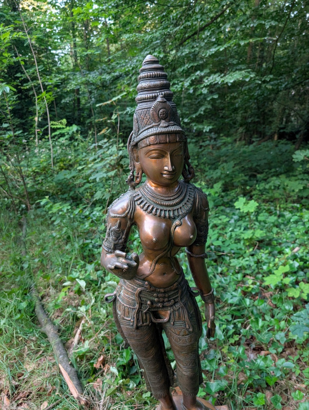 Bronzen beeld zuid oost azie, Tuin en Terras, Tuinbeelden, Ophalen