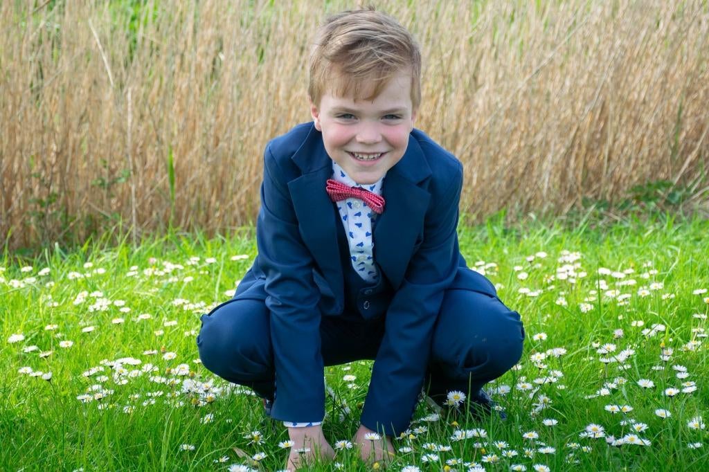 GYMP communie pakje maat 134 met 3 delig met hemd, Kinderen en Baby's, Overige typen, GYMP., Ophalen of Verzenden, Zo goed als nieuw