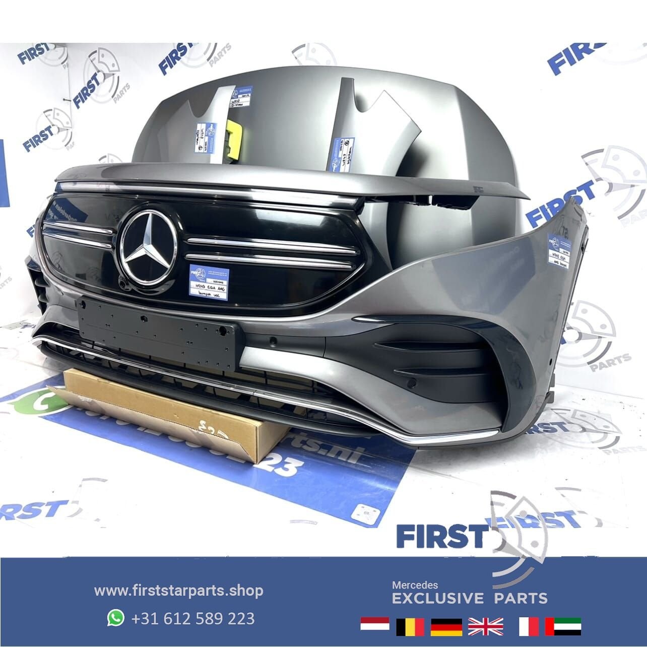 H243 EQA AMG VOORKOP origineel Mercedes 2020-2024 EQA250 EQA, Gebruikt, -, Voor, Ophalen of Verzenden