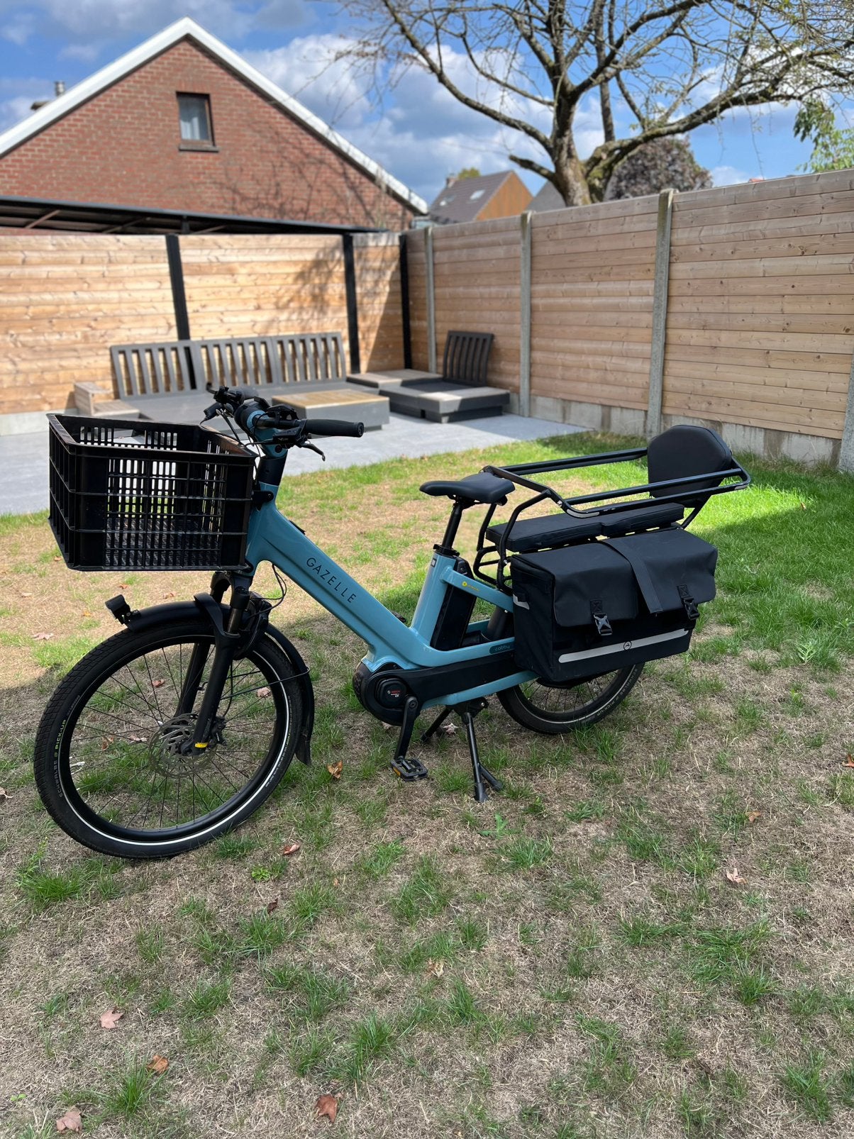Gazelle Cabby C380 Longtail 800Wh – zeer compleet uitgerust, Fietsen en Brommers, Ophalen, Gazelle