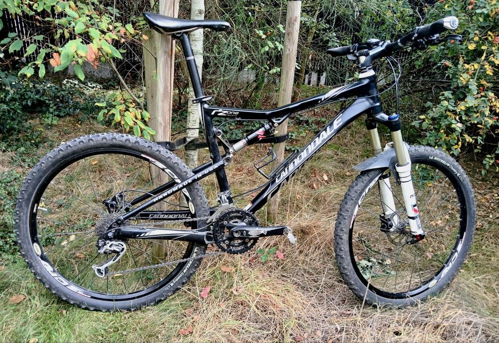 Cannondale RZ One Twenty, mat zwart, large, fully, Fietsen en Brommers, Fietsen | Mountainbikes en ATB, Gebruikt, Heren, Overige merken