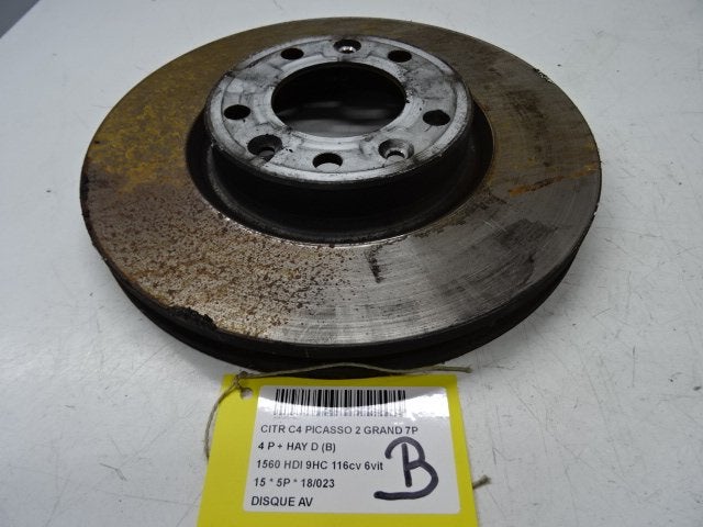 FREIN DISQUE AVANT Citroën C4 Grand Picasso (3A), Utilisé, Citroën