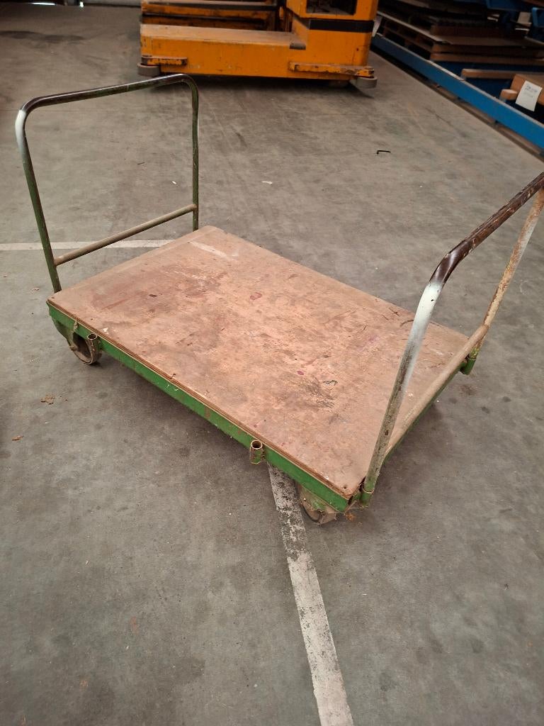 Lage karren op wielen, Doe-het-zelf en Bouw, Ophalen, Gebruikt