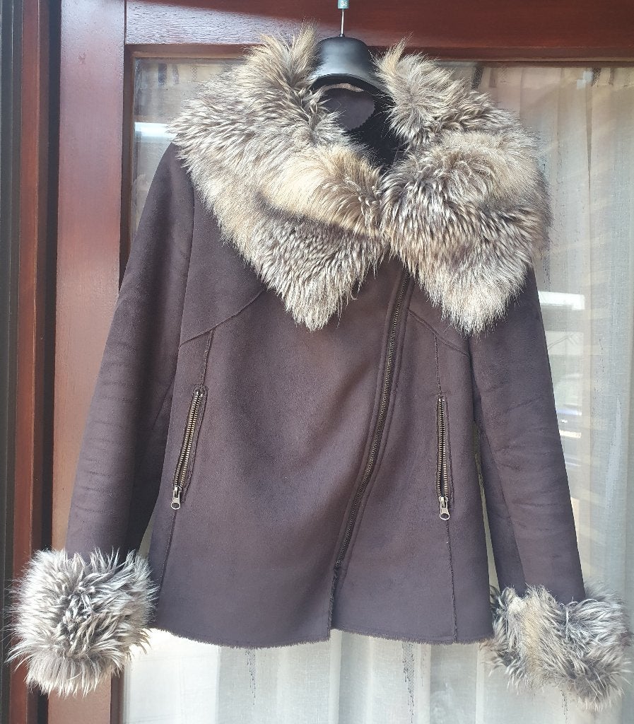 Winterjas maat XS van 3-suisses, Enlèvement ou Envoi, Brun, Taille 34 (XS) ou plus petite, Porté
