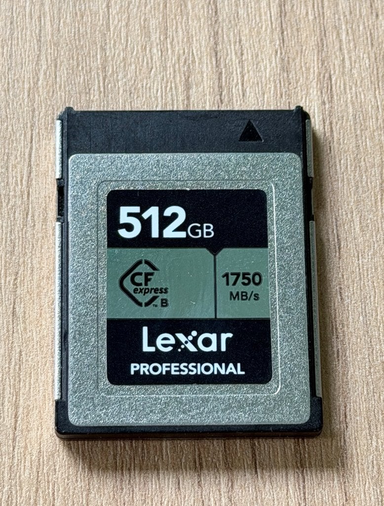 Lexar Professional 512Gb CFExpress 1750Mb/s, Audio, Tv en Foto, Fotocamera, Ophalen of Verzenden, Zo goed als nieuw, Geschikt voor 4K video