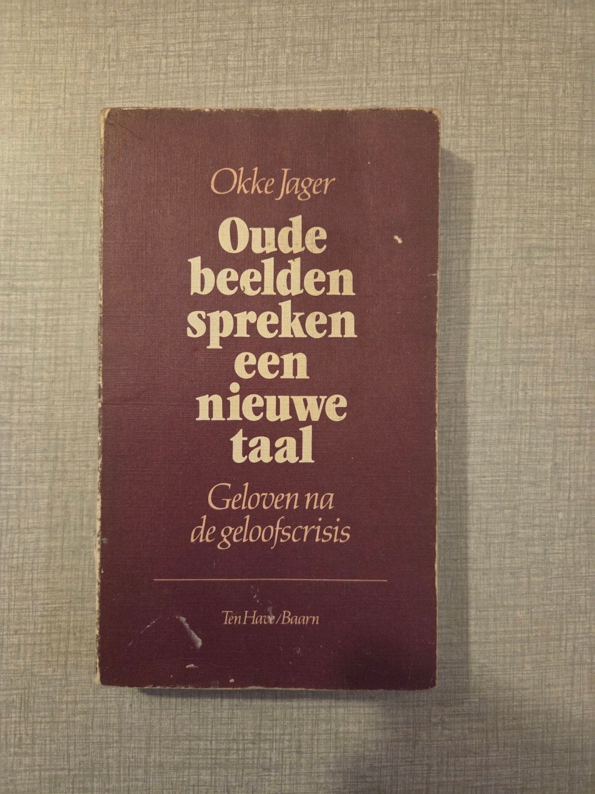 Oude beelden spreken een nieuwe taal., Ophalen of Verzenden, Gelezen, Okke Jager