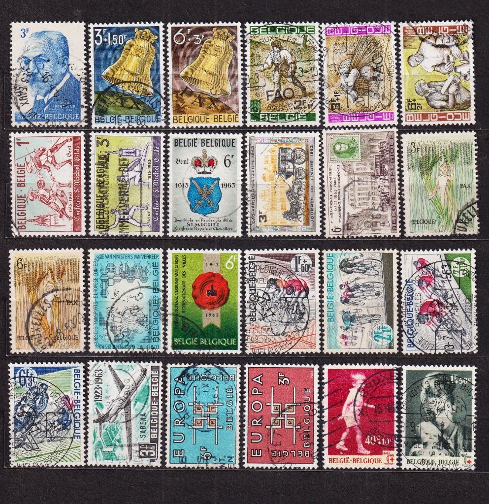 België 1963 compleet jaar gestempeld, Verzenden, Gestempeld, Gestempeld