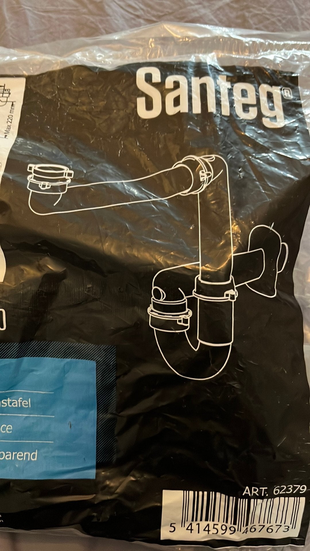 Siphon pour lavabo, Enlèvement ou Envoi, Neuf, Lavabo
